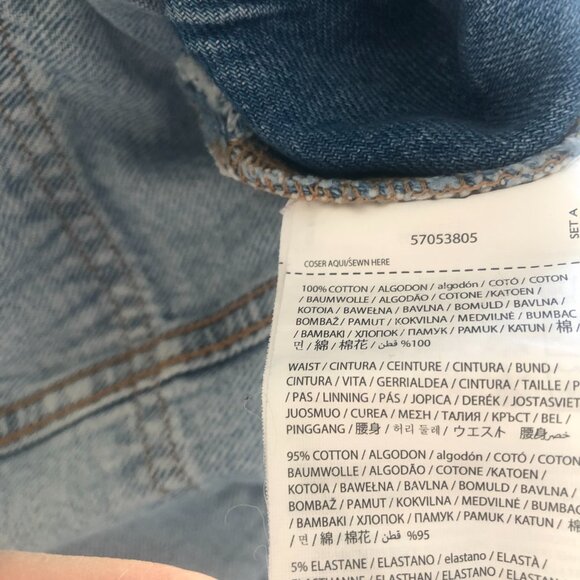 MNG MANGO DENIM MATERNITY OVERALLS SIZE SMALL M - Picture 3 of 7